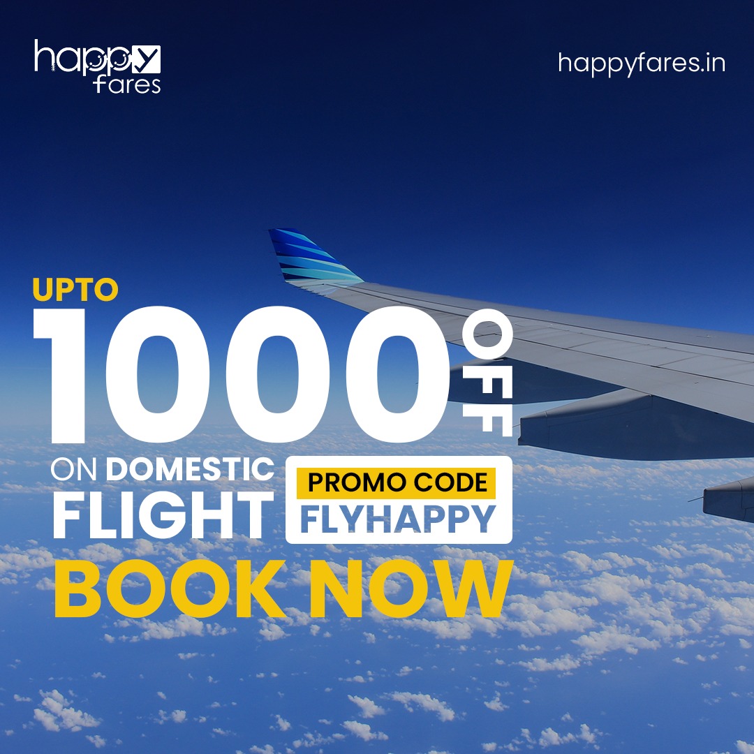 Get up to ₹ 1000/ Instant Discount HappyFares' Blog